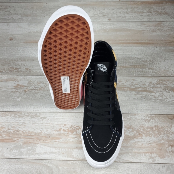 Vans SK8-Hi Denim Stripes Black/True White - Picture 6 of 7